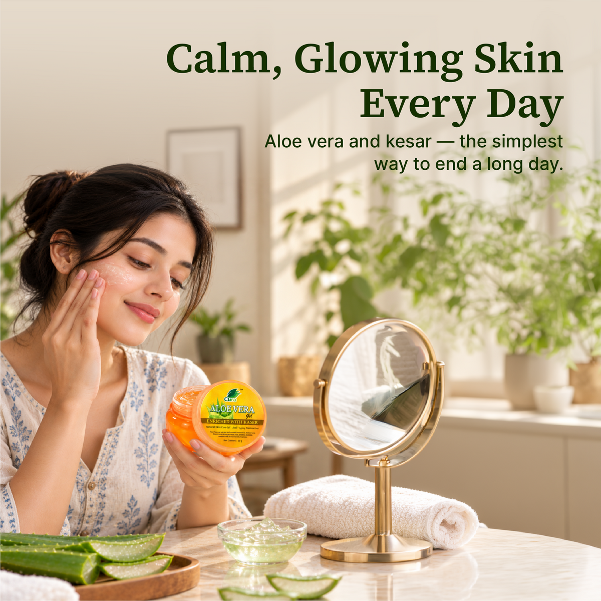 Aloevera Kesar Gel