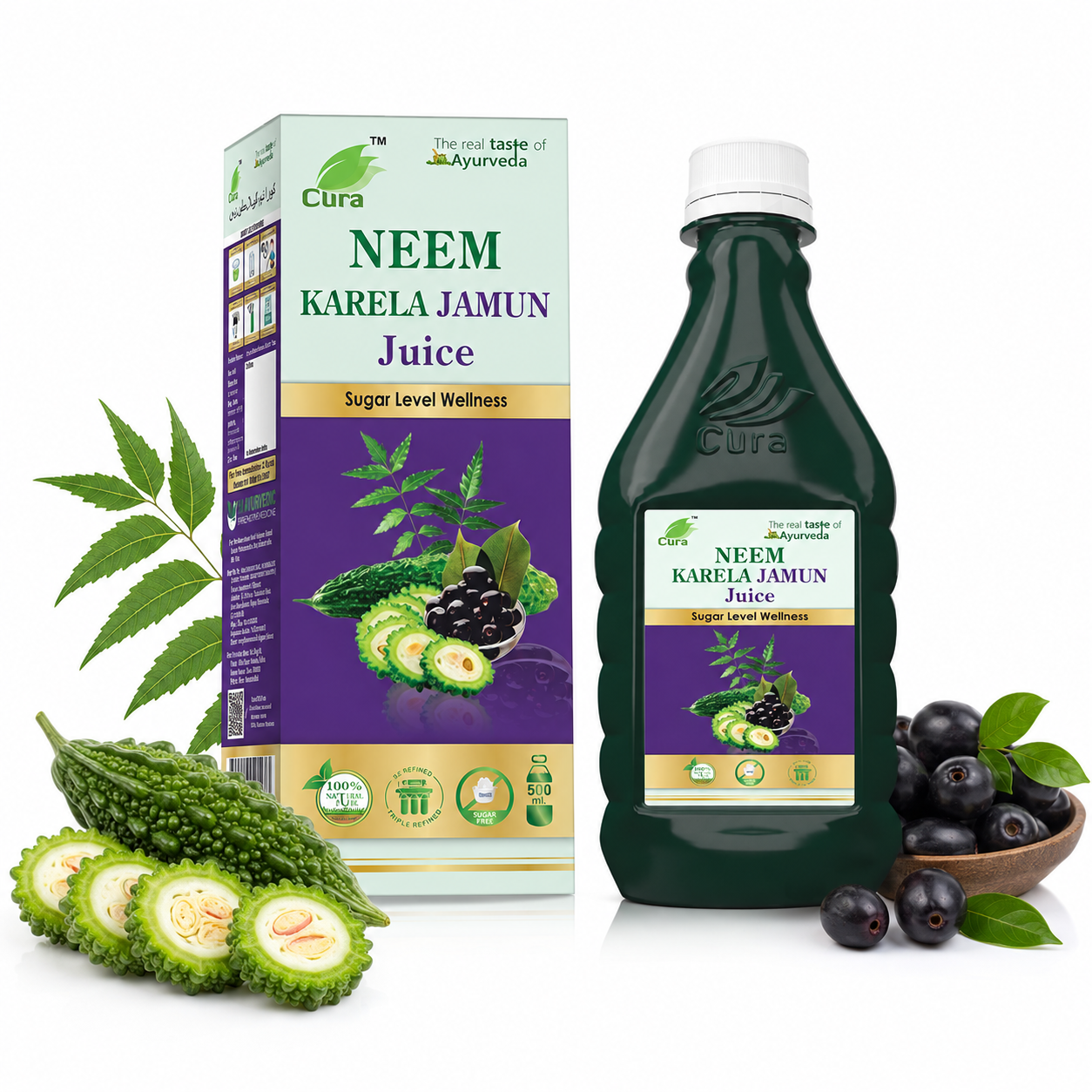 Neem Karela Jamun Juice