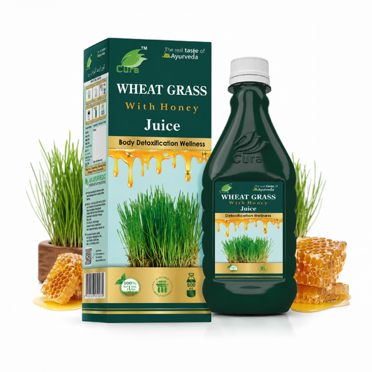 Wheat Grass With Honey Juice