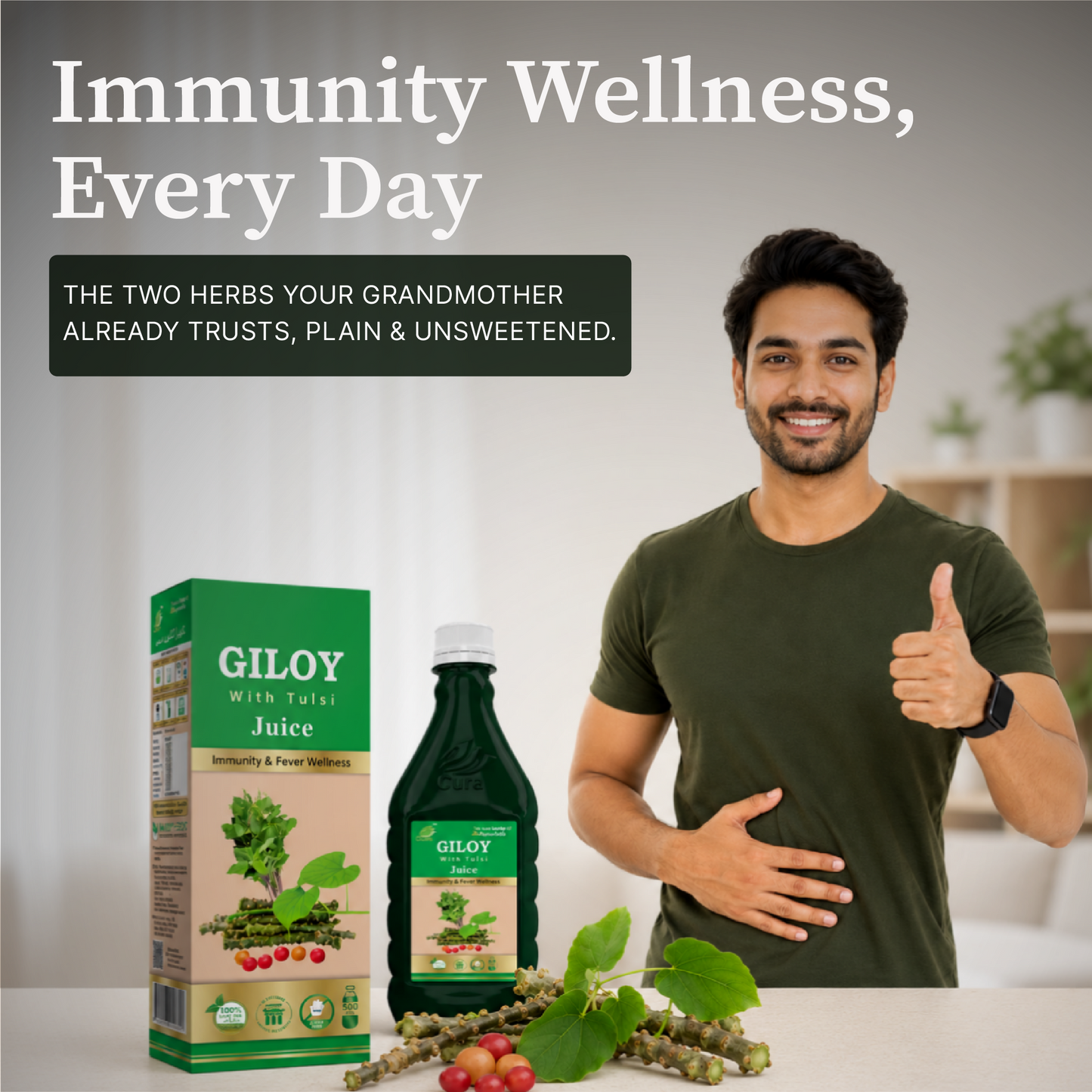 Giloy with Tulsi Juice